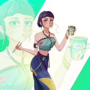 Food-loving Zoey