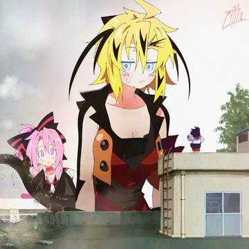 地球人から説教を受ける怪獣少女