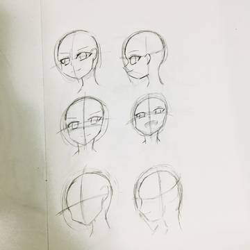 輪郭練習後苑楽アソビ描いた