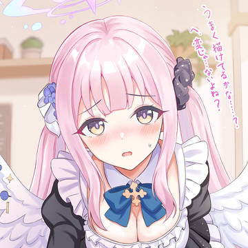 オムライスにハート描いてくれるミカ