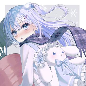 ふわふわ白うさぎ❄️🐰