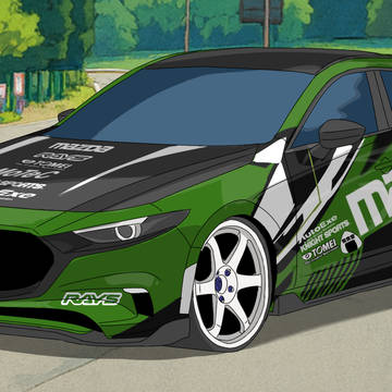 【肥後の走り屋たち】森本ひさ子のMAZDA3（中盤）