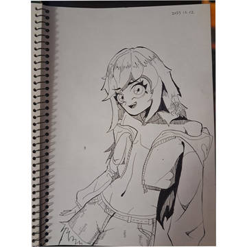 スケッチしてGペン入れるのも確かに面白い！