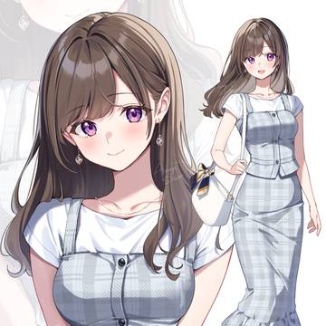 受付ちゃん夏の私服~デート~