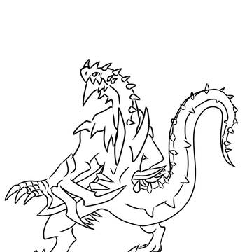 進化二段階してそうなドラゴン