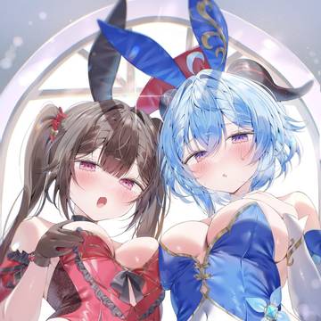 バニー花火×甘雨