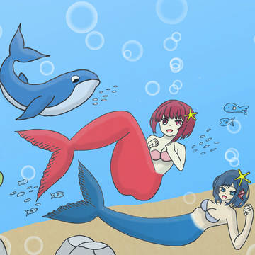 有馬「アクアも一緒に泳ご~~!」