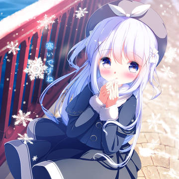 雪の日チノちゃん❄️