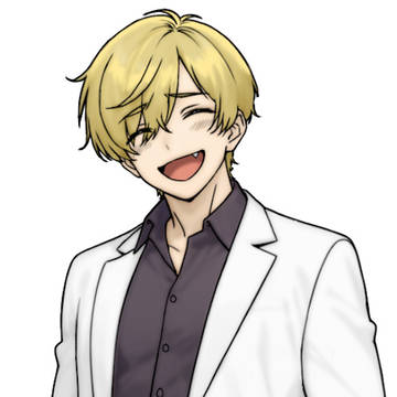 【フリー素材】チャラい白スーツの男性