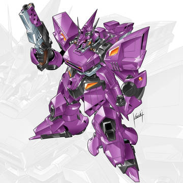 【ガンダム】サザビーシャイン　リアル頭身ver.