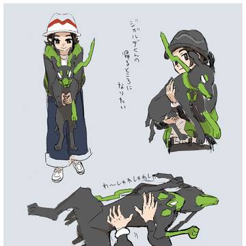 ジガルデくんと主人公
