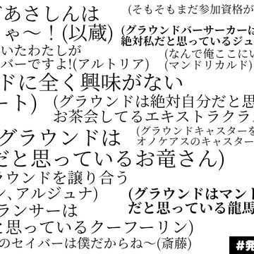 弊カルデアのグラウンド事情