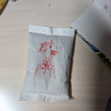 学校で描いた中国