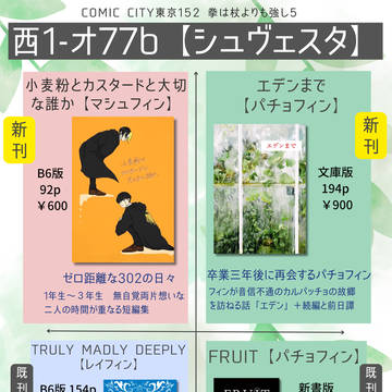 【お品書き】12/21 CC東京「拳は杖よりも強し 5」