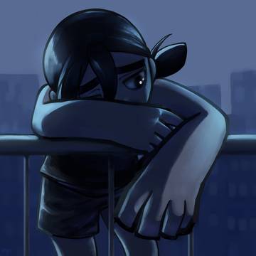 Sad moment
