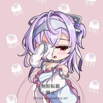 寝起きのクラゲちゃん