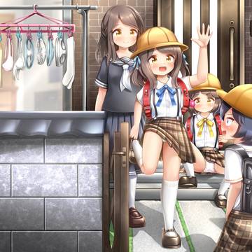 あ、あそこに干してあるのって・・・!