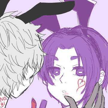 👯‍♀️🖤💜