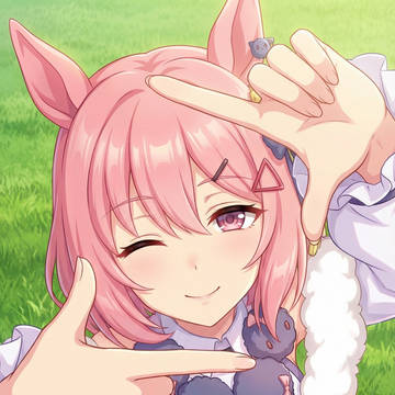 サラトガの指フレームに笑顔