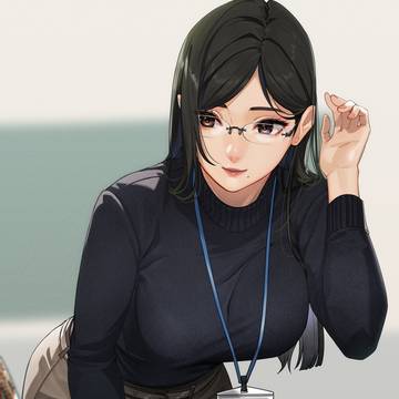 分らない所は、お姉さんにきいてみよう。