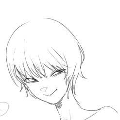 目つき悪い男の子