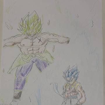 ブロリーvsゴジータ