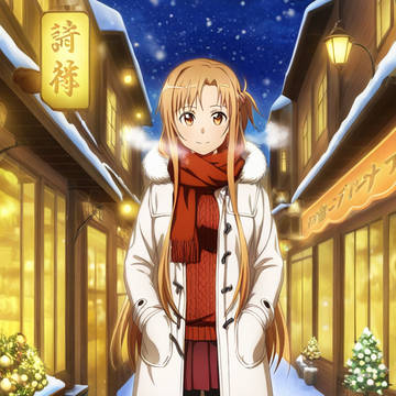 Asuna in Winter