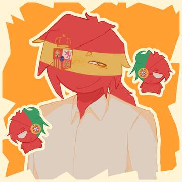 🇪🇸と🇵🇹 髪あり⚠