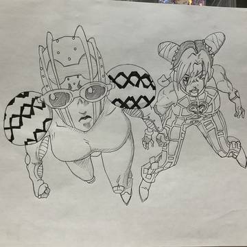 今まで撮り溜めてたジョジョ絵全放出