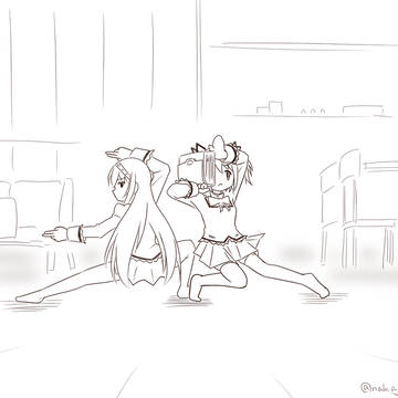 廻天PV第二弾のまどほむらくがき