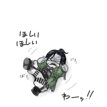 駄々をこねるスウィングさん
