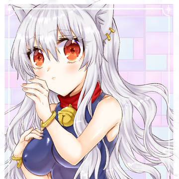スク水の猫耳少女