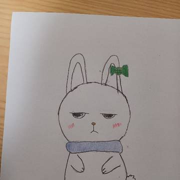 むかし描いたジト目うさぎ
