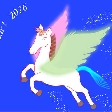 年賀状用イラスト（2026）