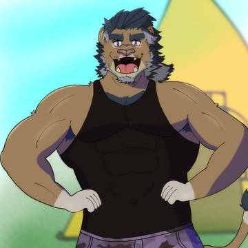 昼のユージさんと夜のユージさん💪🦁