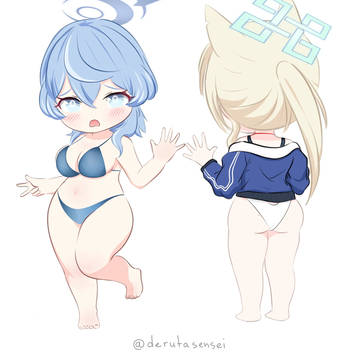 Chibi Ako & Chibi Kanna