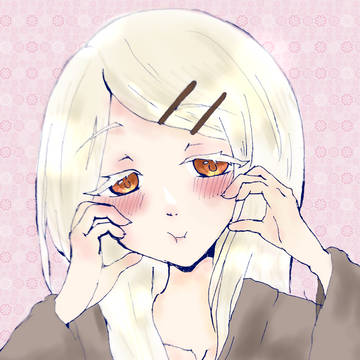 かわいいポーズして篠澤さん