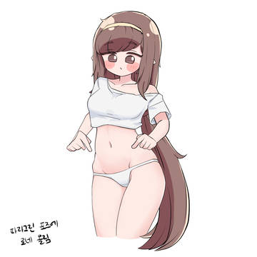 포즈 연습한거에 로네 올리기
