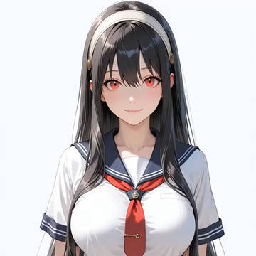 ヨル・フォージャー セーラー服 (うごイラ)