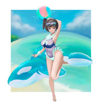 水色ガール
