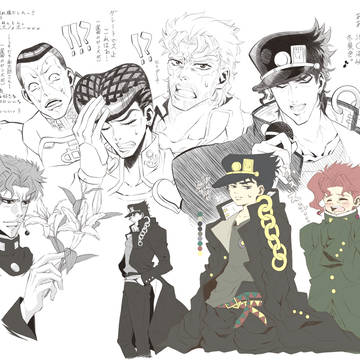 ジョジョの奇妙な落描き＋練習