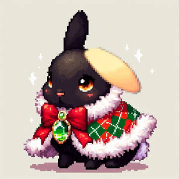 クリスマス子ウサギちゃん