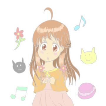 暇つぶしに描いたまり花ちゃん🐈
