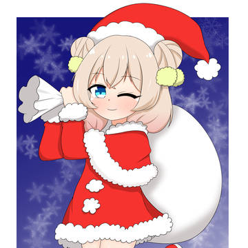 彩澄しゅお（サンタのすがた）