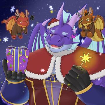 ドラゴン達とクリスマス（クリスマス 2025）
