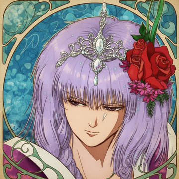 アールヌーボー風にしてみた~その1~