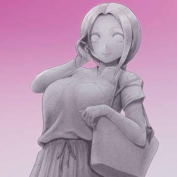 Skeb石化お姉さん_2512-3