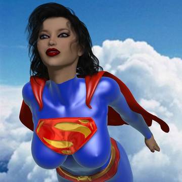 New Model as Superwoman ...