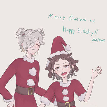 黒鳥さんハピバ＆メリークリスマス🎄🎅✨