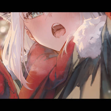 赤いマフラー